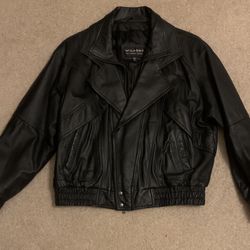 2 Wilson Men's black Leather Jackets XL $50 each 