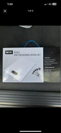 scale and measuring spoon set
