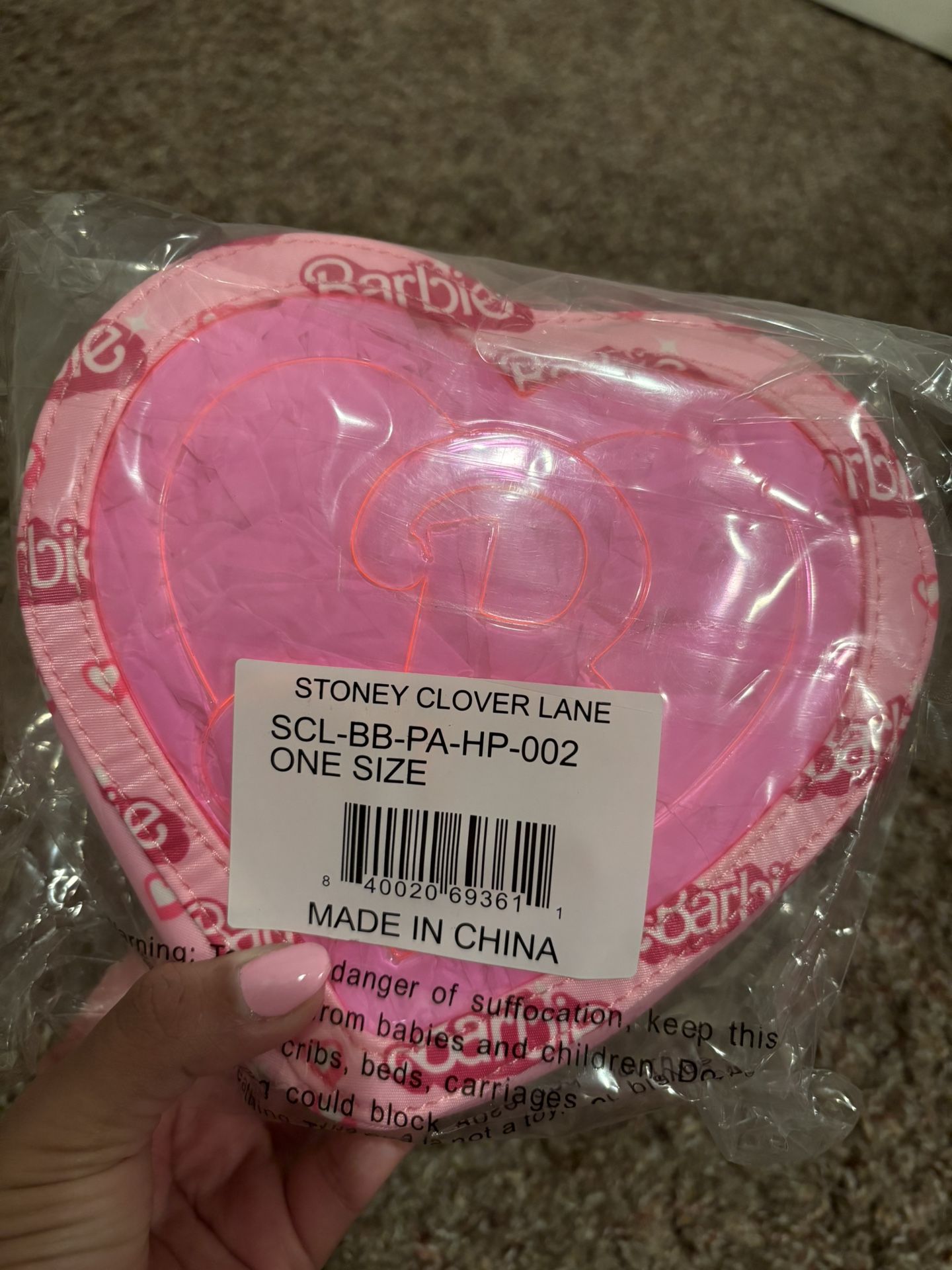 NEW Stoney Clover Barbie Heart Pouch
