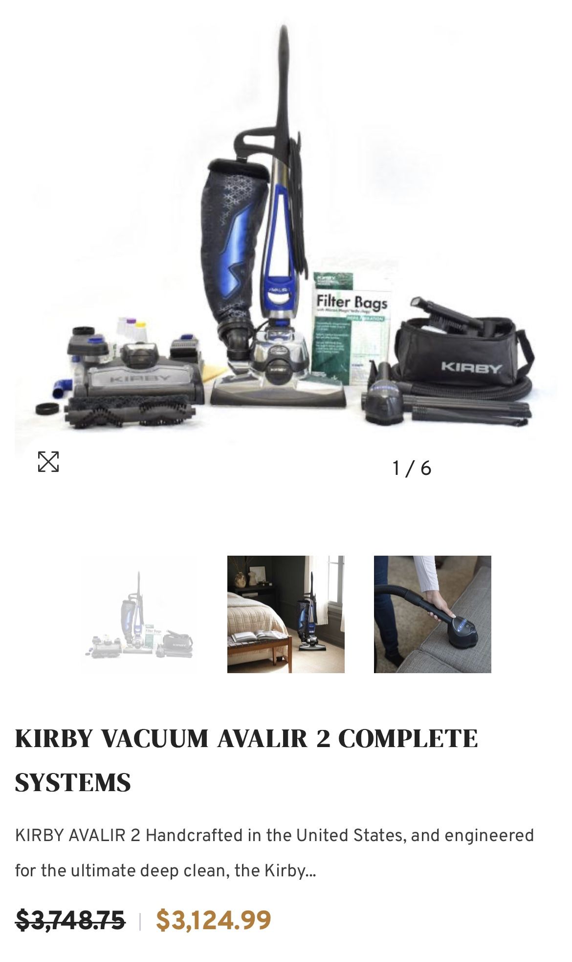 Kirby Vacuum 