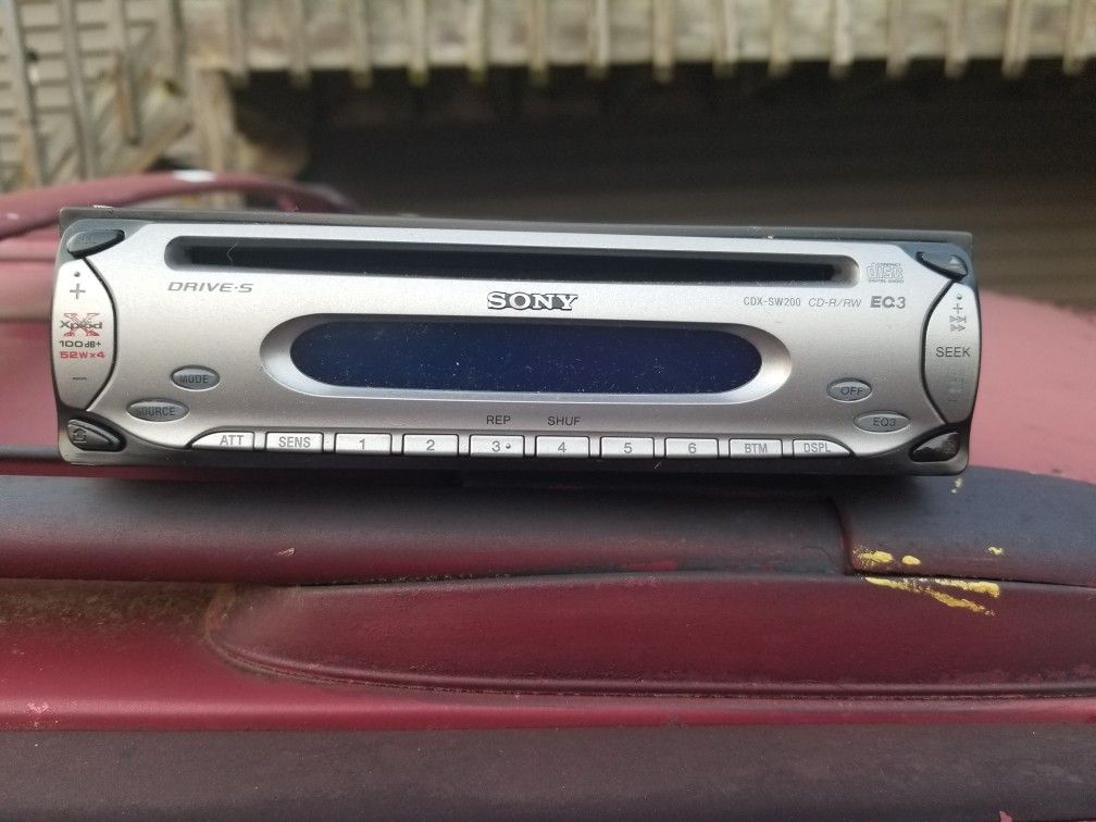 Sony Car Stereo