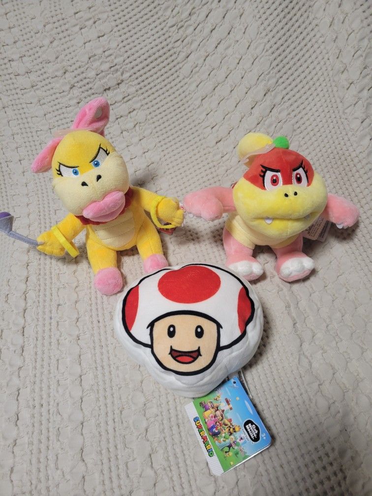 Mario Bros Stuffed Animals