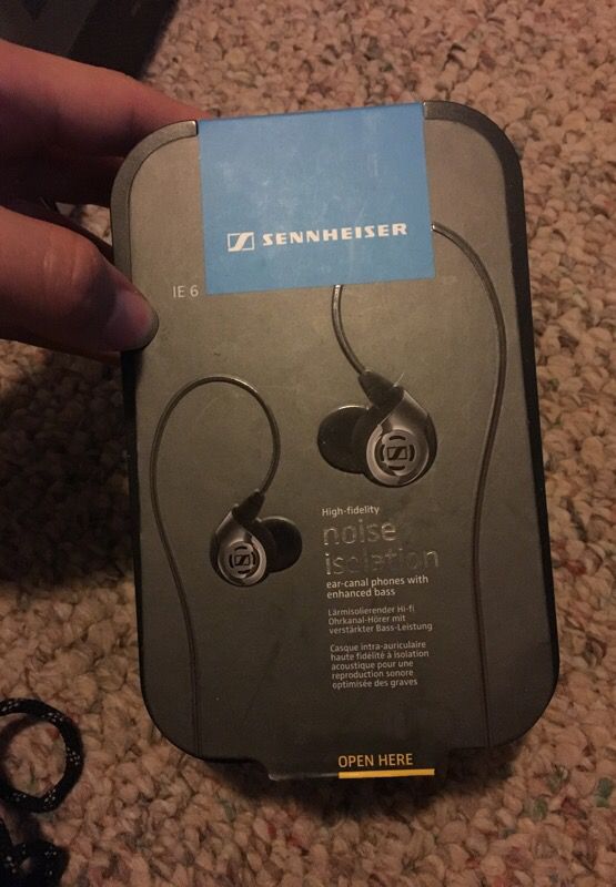 Sennheiser ie6 headphones