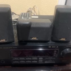 JVC RX-6008v Audio/video Control Receiver Y Y With Three Speakers  