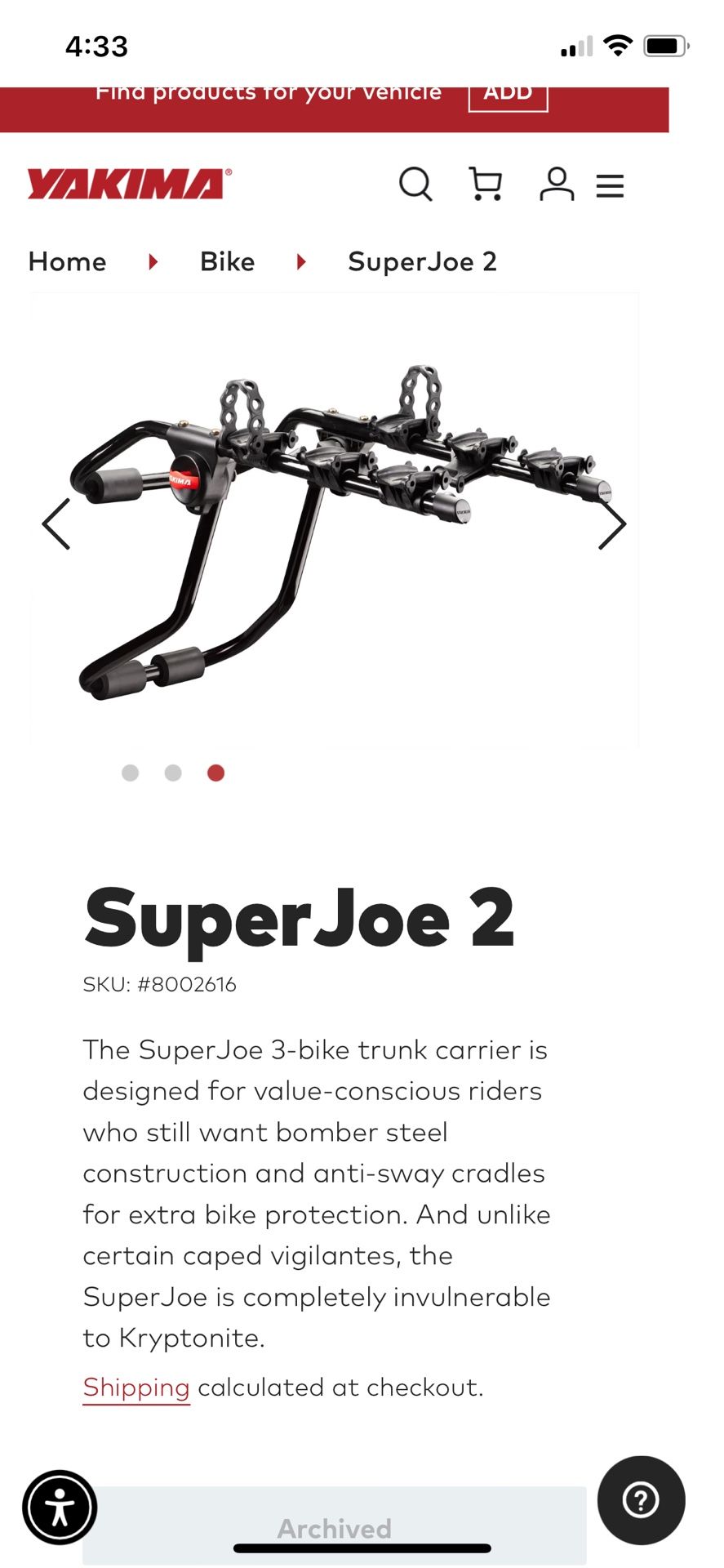 New Bike Rack