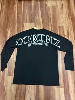 Corteiz Black Long Sleeve Graphic Shirt Large