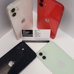 Apple IPhone 12 Mini Unlocked 5G  - 90 Days Warranty - $1 Down - NO CREDIT Needed