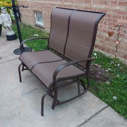 Outdoor Patio  Waterproof Glider Bench 43" L