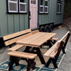 Custom Made Picnic Tables. 