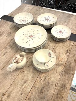 Vintage Harmony House Fine China Rosebud Set 6 Each Made in Japan