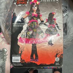 Dia de Los Muertos Kids Costume