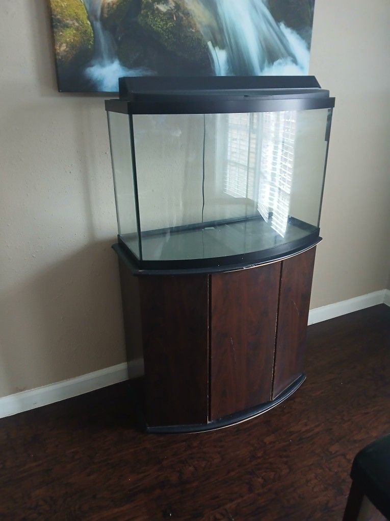 Large 50 Gallon Tank/ Reptile Tank And Stand