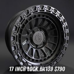 New wheels 17"lock 6 x139 $790 all 4 