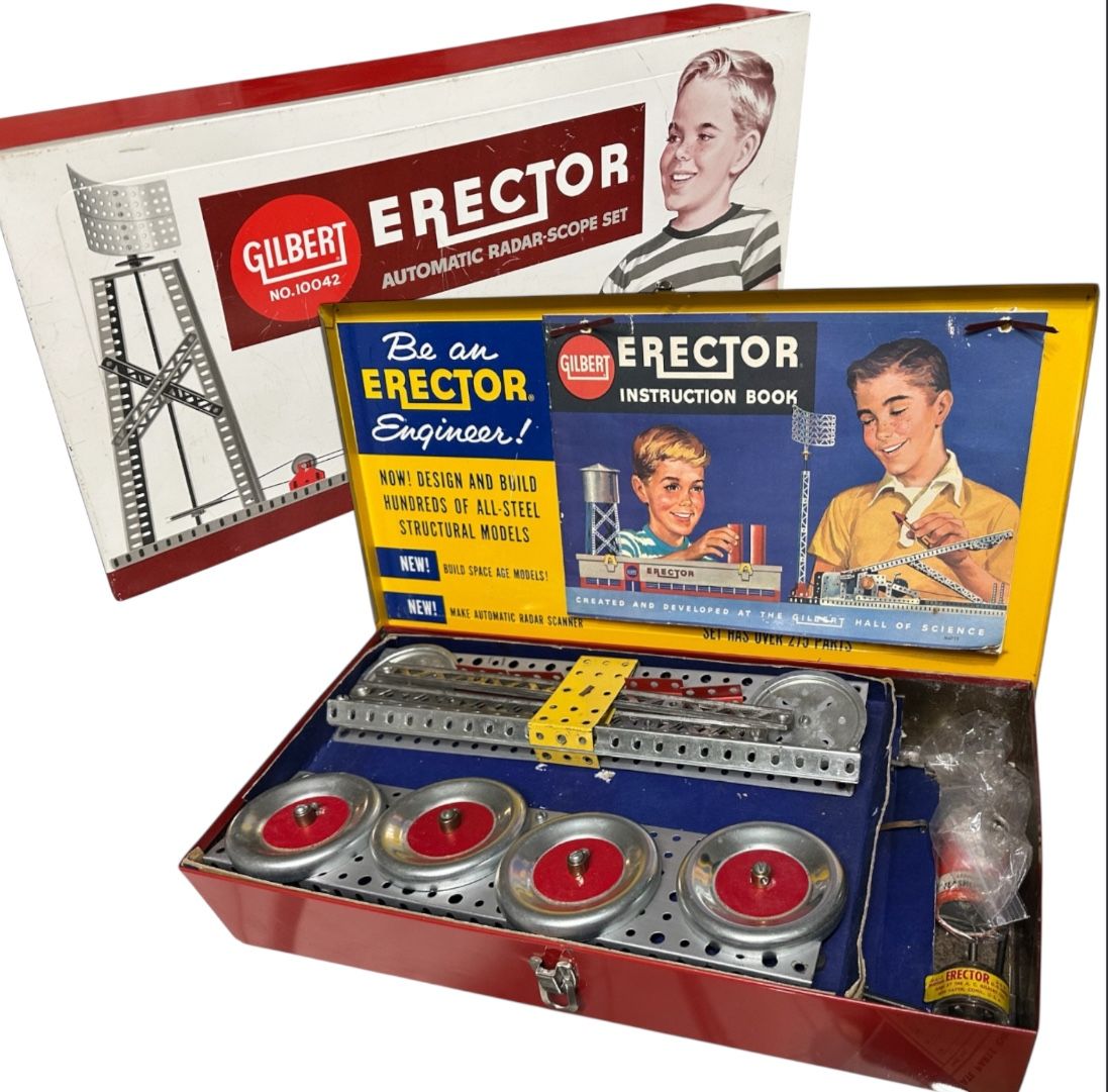 Rare Vintage 1959 Gilbert Erector Automatic Radar-Scope Construction Set