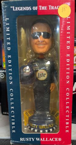New Limited Edition Rusty Wallace Collectible Figure-PLEASE READ DESCRIPTION