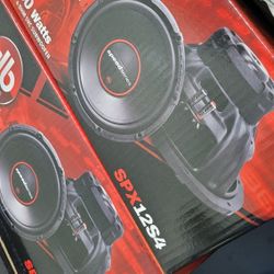 DB Drive 12" Subwoofer Pair 