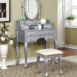 -Harriet Vanity Set With -Stool Included 