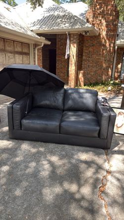 Love seat leather