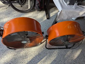 Industrial size fans