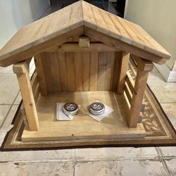 Handmade Nativity Stable 