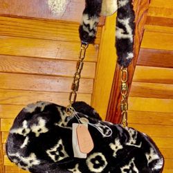 Vintage Louis Vuitton Mink Shoulder Bag