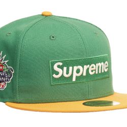 Supreme New Era 2-Tone Box Logo Fitted Hat Cap