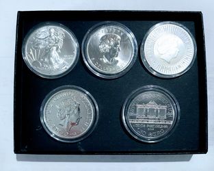 5 PIECE SILVER GIFT SET