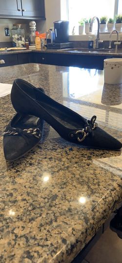 Prada black Swede flats
