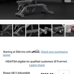 Rogue Adjustable Bench