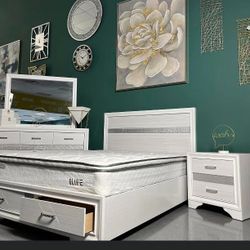 Rustic Queen and King Storage Bedroom Set - Cash & Installments