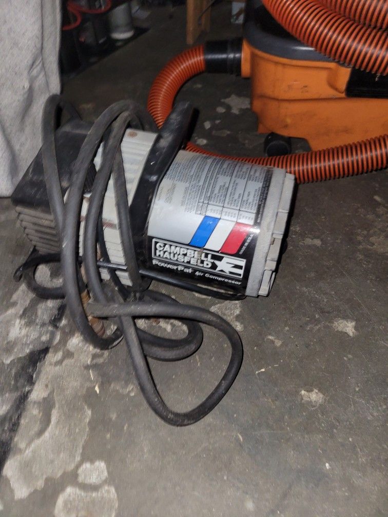 Campbell Hausfeld Powerpal MT330004 Air Compressor With Hose