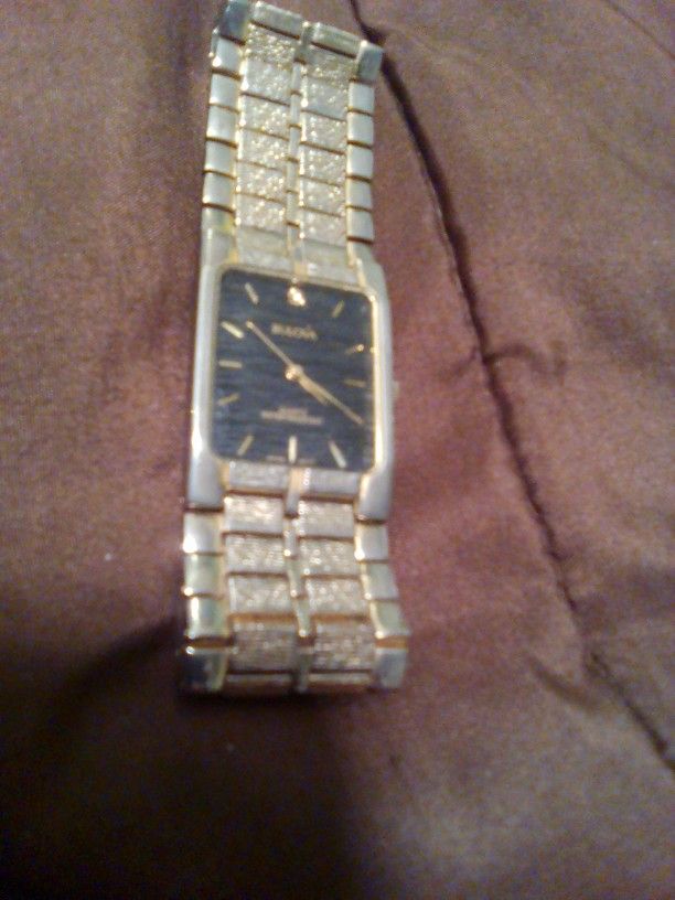 Bolova Brand Mens Dress Watch, Quartz Movement