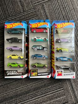 Hot Wheels 5-Pack Bundle – Brand New | 3 Packs