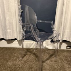Clear Dining/ Accent chair