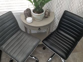 POLY and BARK (Risa Task Chairs in Vegan Leather)