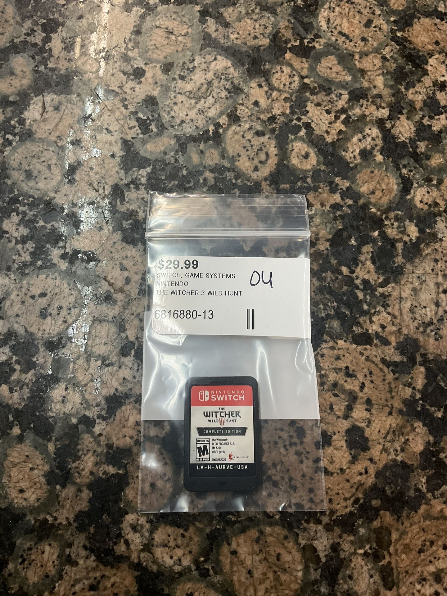 Nintendo Switch The Witched 3 Wild Hunt