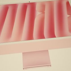 Pink iMac With Apple M4 Chip