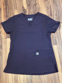 Carhartt Scrub Top XS Brown
