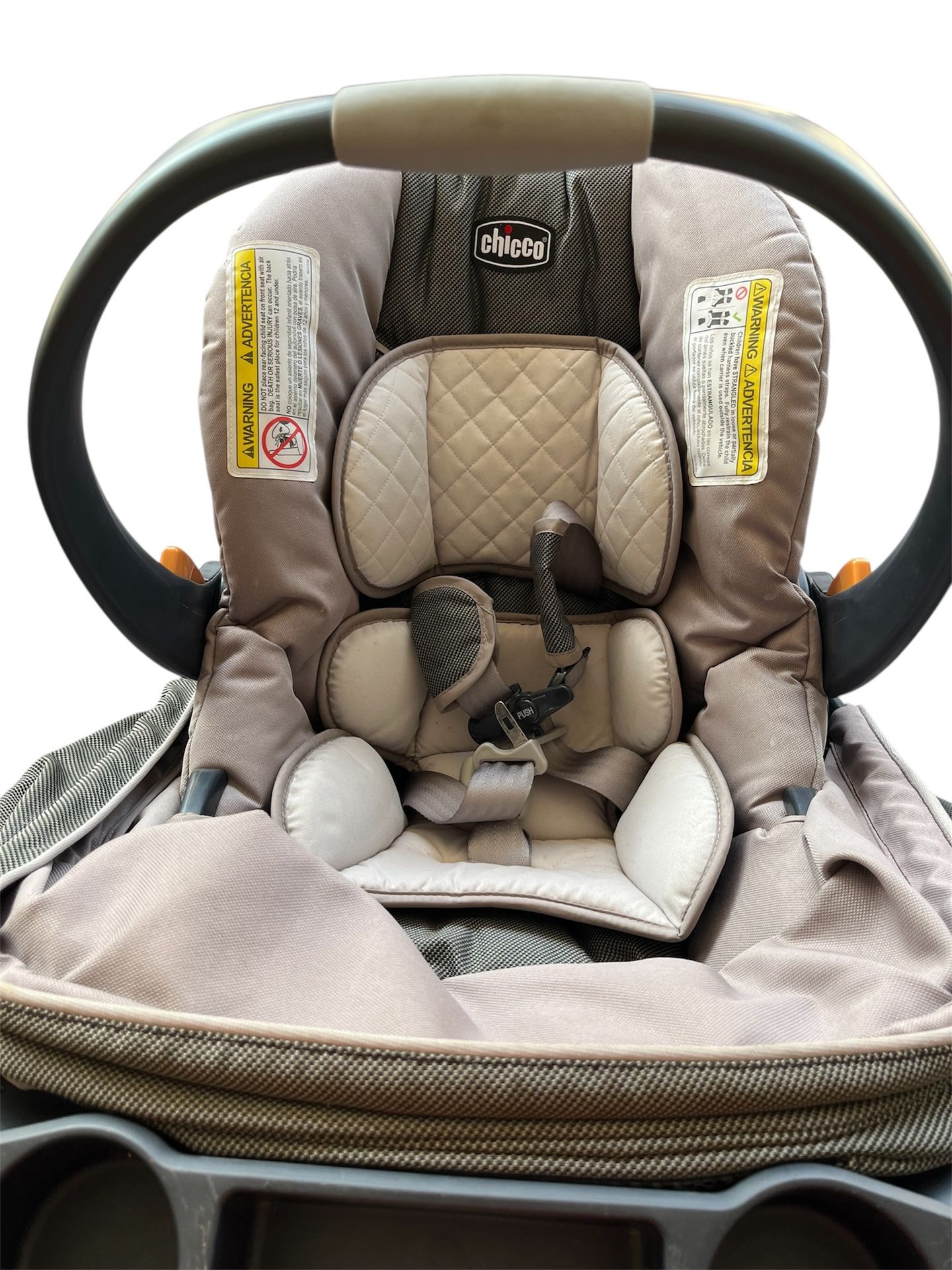 CHICCO BRAVO 3in TRIO TRAVEL SYSTEM QUICK Fold With