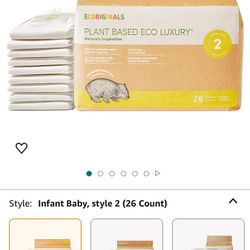 Ecoriginals Hypoallergenic, Plant Based, Non Toxic Diapers