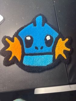 Mudkip Pokemon Tufted Rug