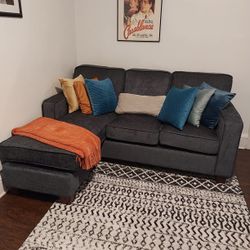 Gray Modern Taupe Sectional Sofa