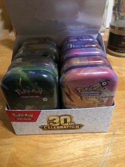 30th display tin