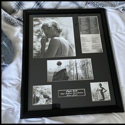 18x22 Framed Taylor Swift Folklore Poster with Facsimile Signature