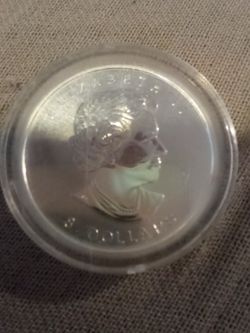 Two Canadian Silver Coins 2 3/4 Oz Total