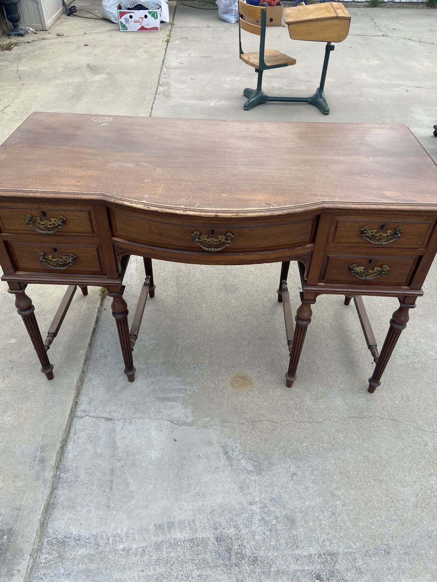 Antique Wooden Desk