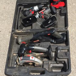 Craftsman Power Tools Set With Battery 