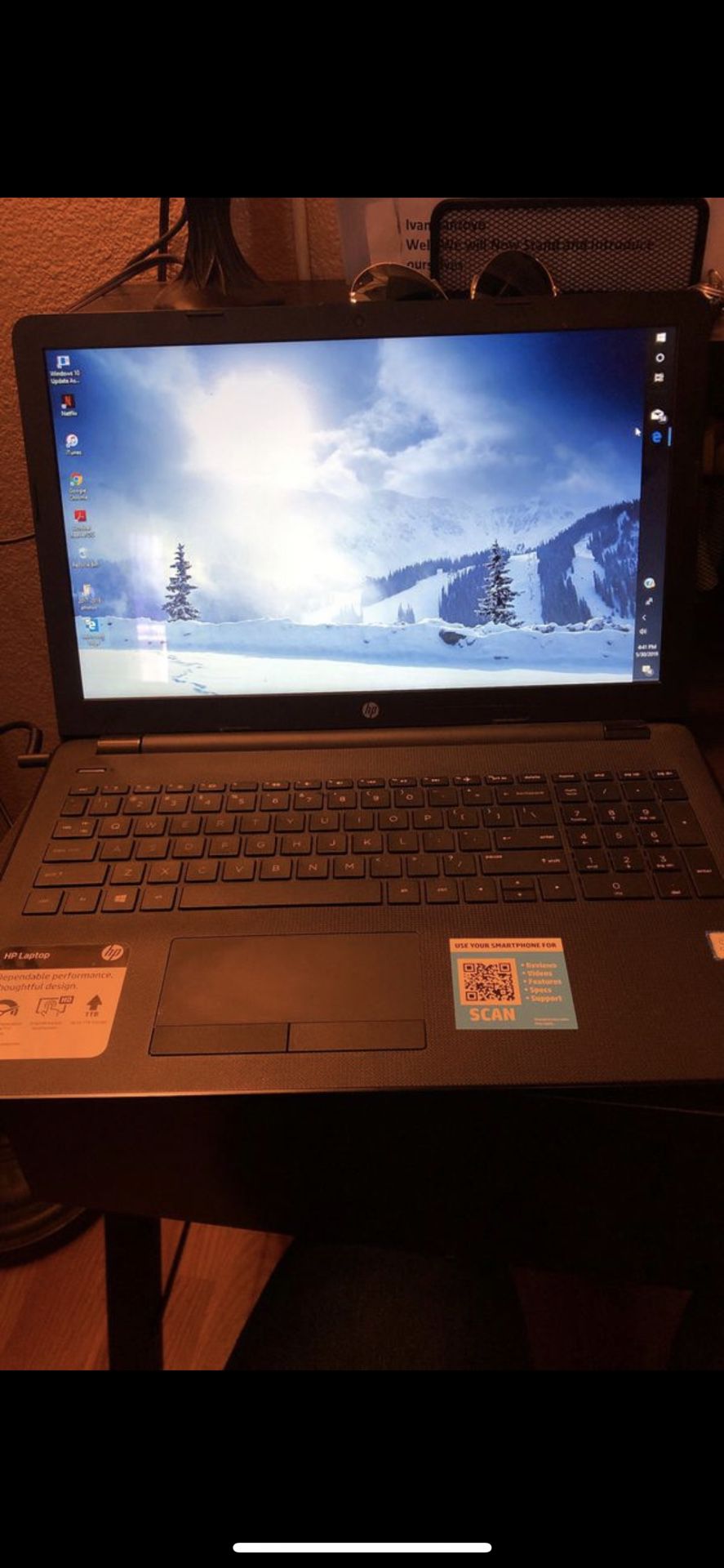HP intel Core i7 touchscreen laptop