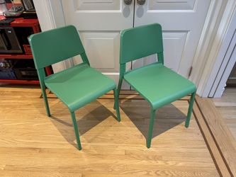 Pair of Green Chairs