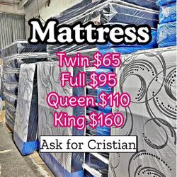 New Mattresses  Twin mattress Full mattress Queen mattress  King mattress  Colchones nuevos  Beds 